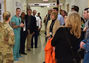 Medical School Advisors Visit Brook Army Medical Center (BAMC) Hospital in San Antonio, Texas.