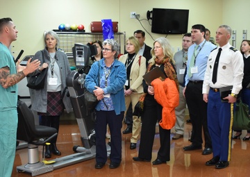 Medical School Advisors Visit Brook Army Medical Center (BAMC) Hospital in San Antonio, Texas.