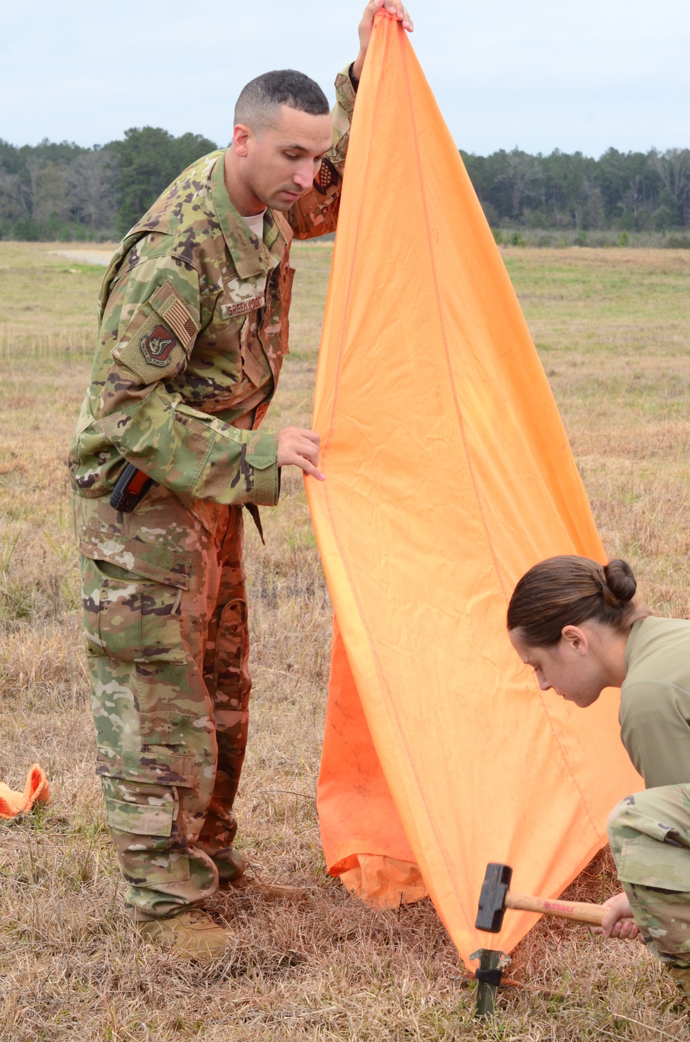 Southern Strike 19, 535th AS, Tech. Sgt. Terrance L. Greenwood, SRA Patricia L. Bedrosian