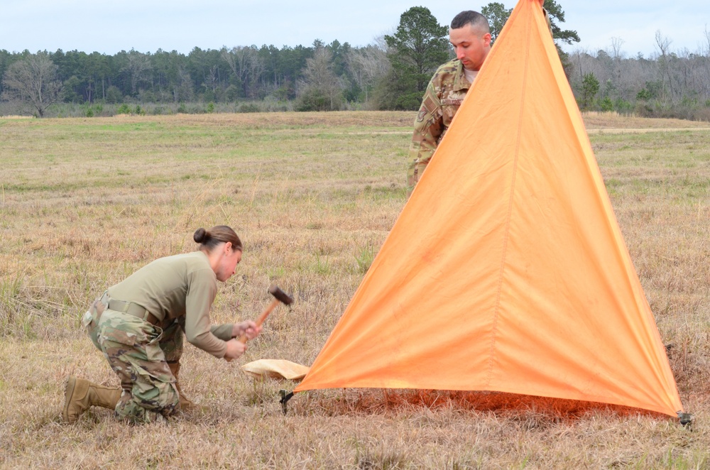 Southern Strike 19, 535th AS, Tech. Sgt. Terrance L. Greenwood, SRA Patricia L. Bedrosian