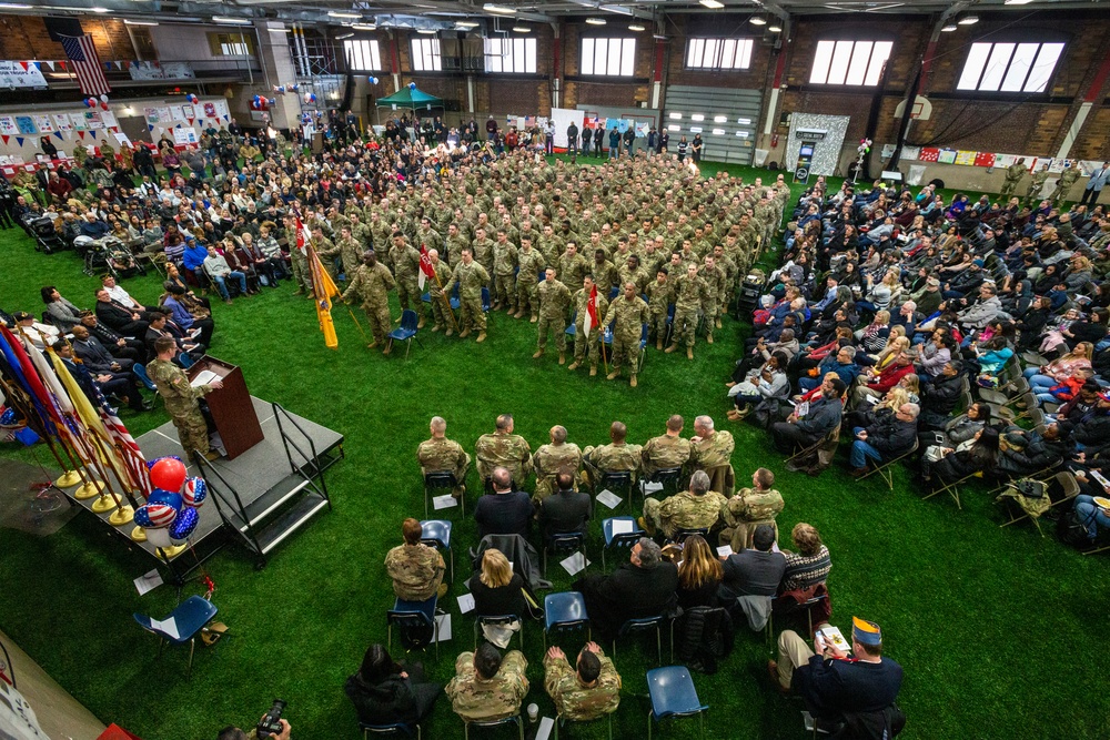 Farewell ceremony held for 102nd Cavalry