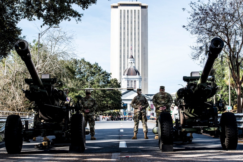 Florida National Guard provides support as Governor Ron DeSantis swears in as 46th Governor of Florida