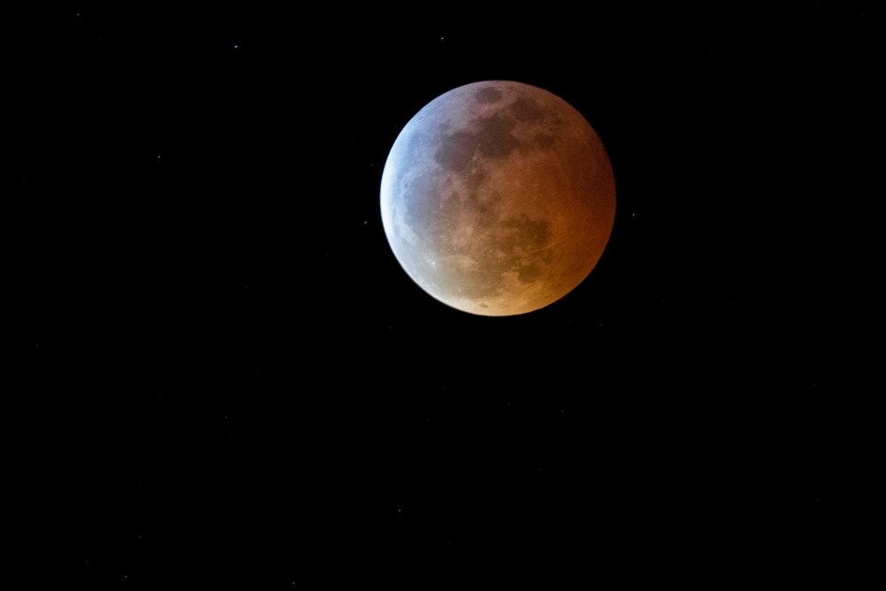 Super Blood Wolf Moon, Travis AFB