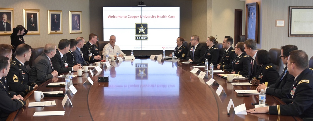 US Army Discusses Partnership Opportunities with Cooper Health Care Hospital