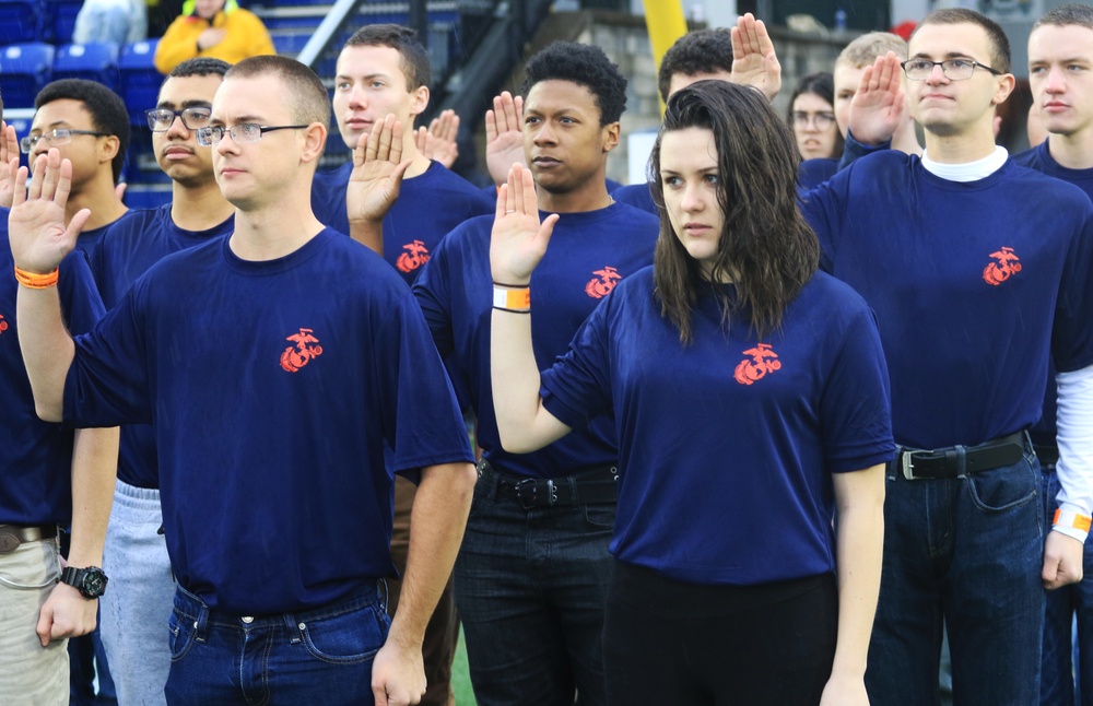 RS Baltimore Poolees take Oath of Enlistment