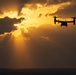 VMM-262 naval aviators complete flight operations at sunset aboard Wasp