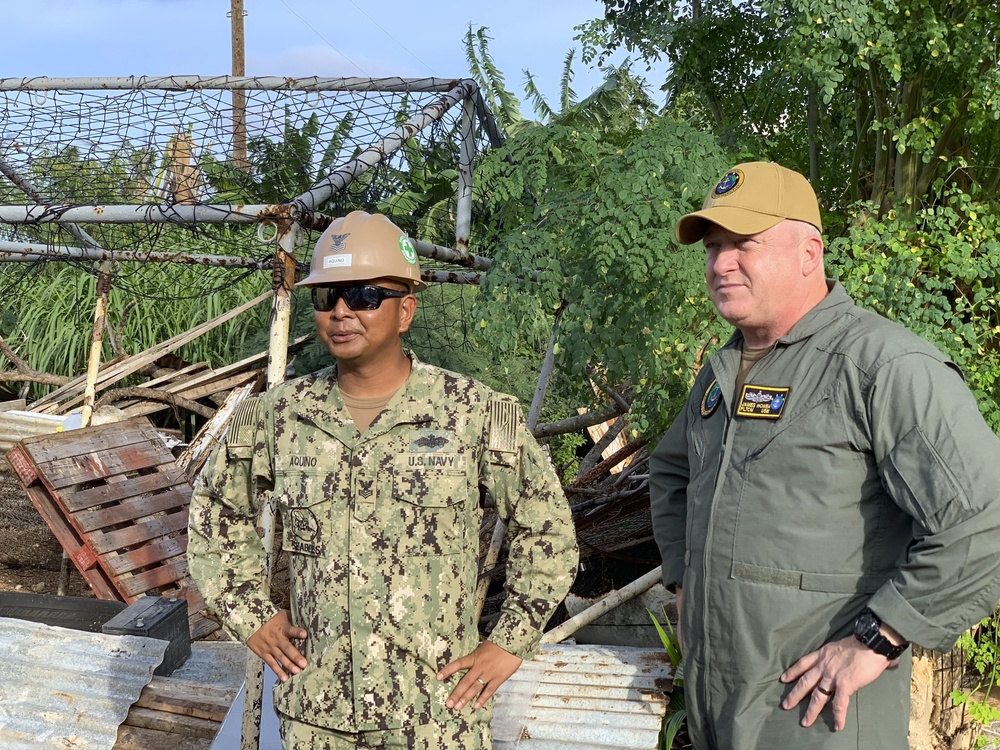 U.S. Pacific Fleet Commander Visits Seabees in Tinian