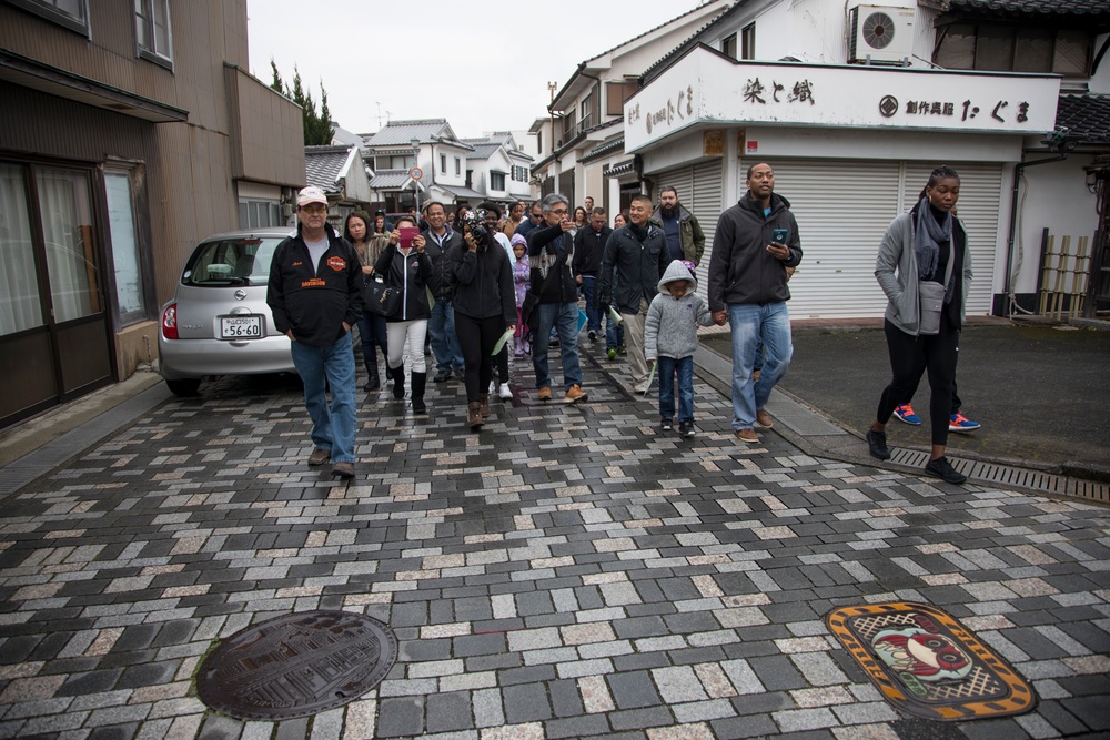 AIMD Iwakuni spends day touring Suo-Oshima, Yanai