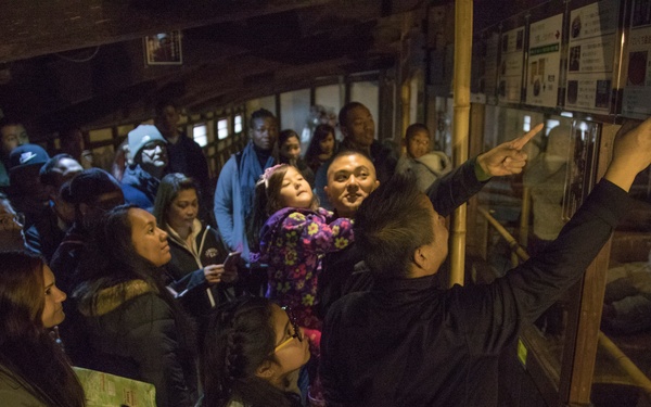 AIMD Iwakuni spends day touring Suo-Oshima, Yanai