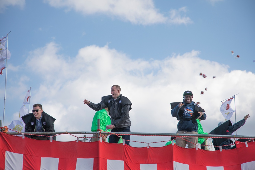 AIMD Iwakuni spends day touring Suo-Oshima, Yanai