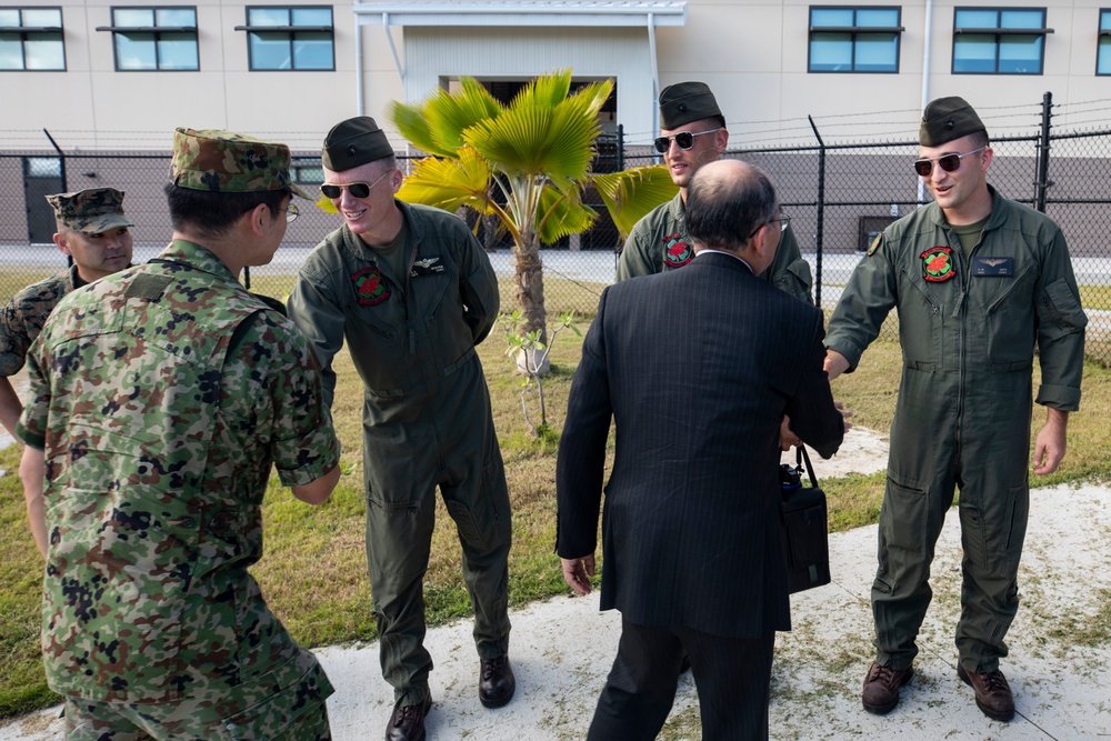 Japan Defense Society members visit MCBH