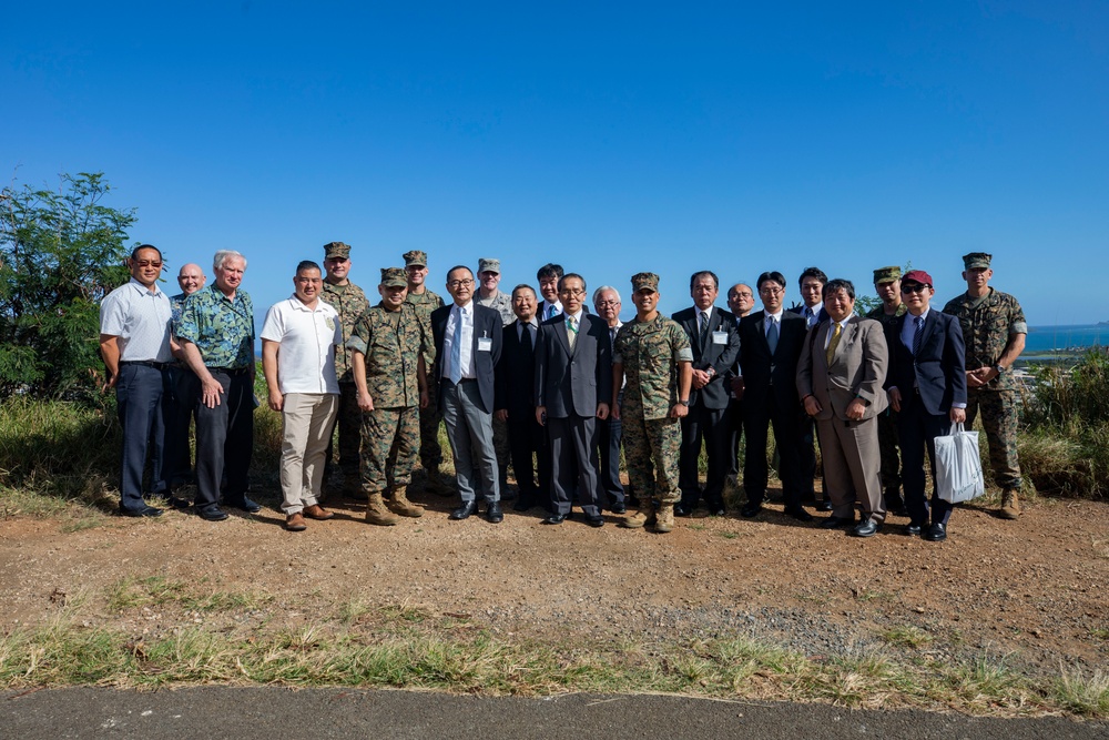 Japan Defense Society members visit MCBH