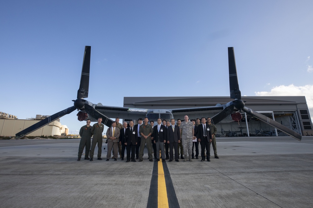 Japan Defense Society members visit MCBH