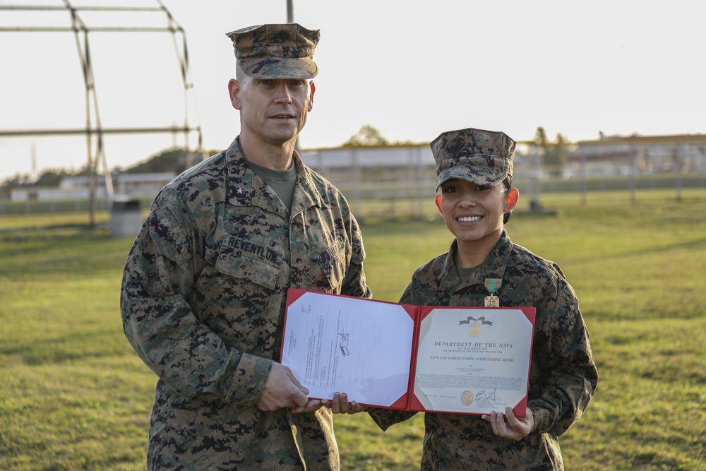 Marine to be awarded | 3rd MLG Marines are recognized for their service