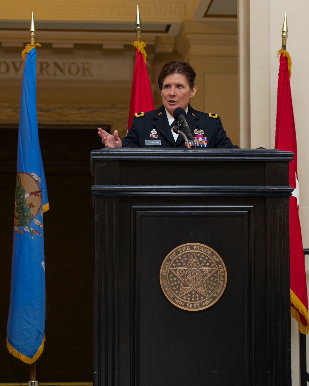 Oklahoma Army National Guard promotes first female general officer