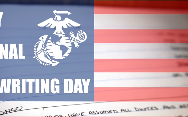 MCAS Cherry Point celebrates National Handwriting Day!