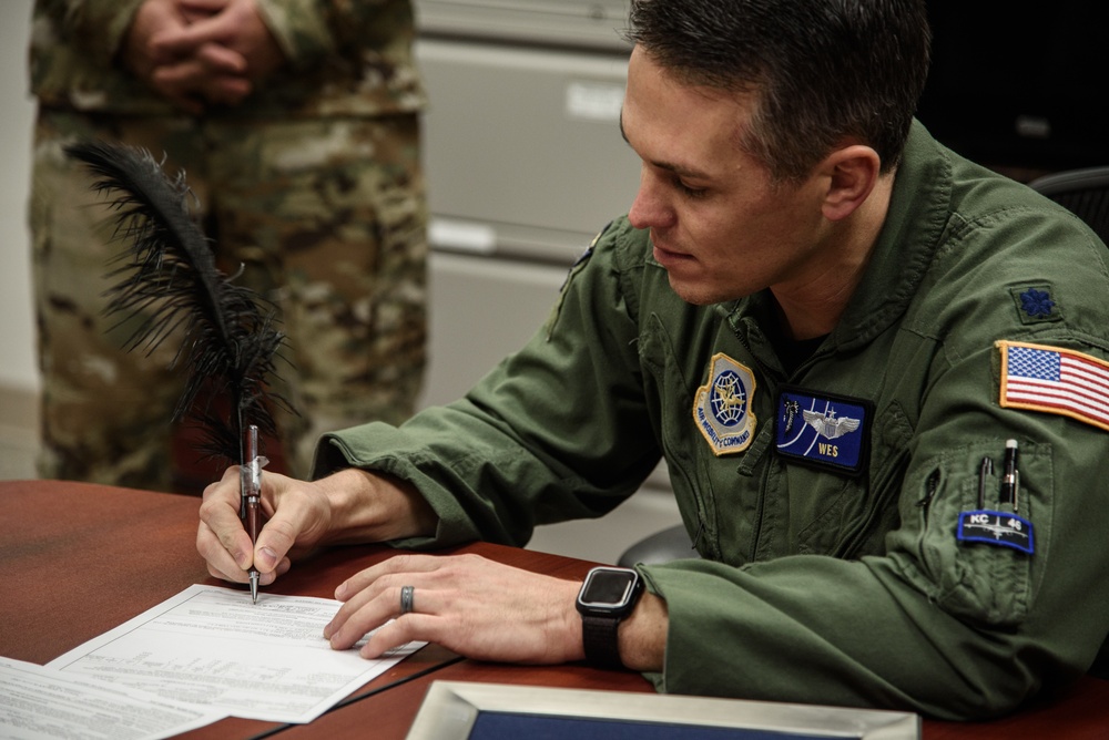 KC-46 order signing