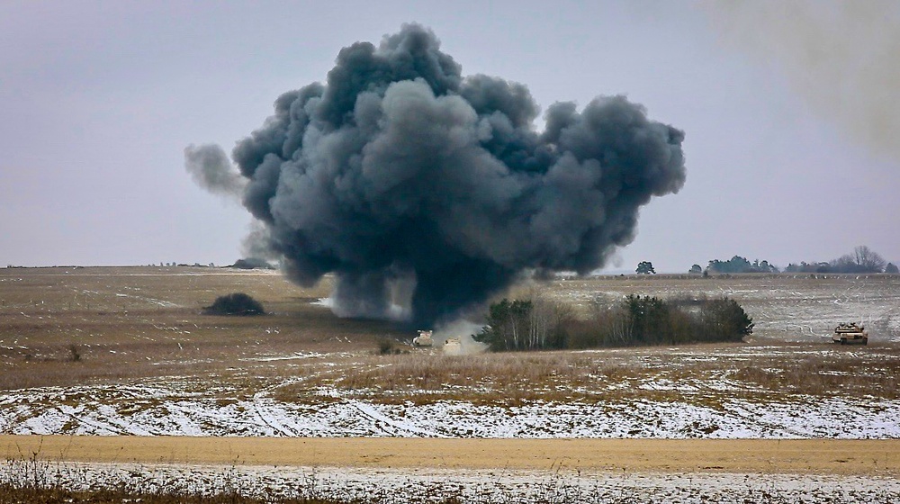 IRONHORSE Combat Engineers Closeout Combined Resolve with MICLIC Breach Training