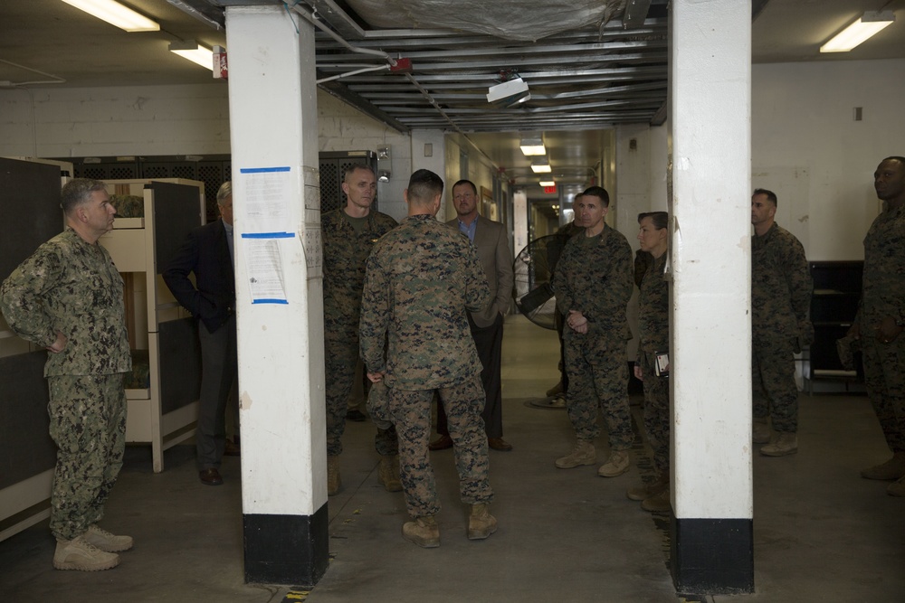 Assistant Commandant of the Marine Corps Visits Camp Lejuene