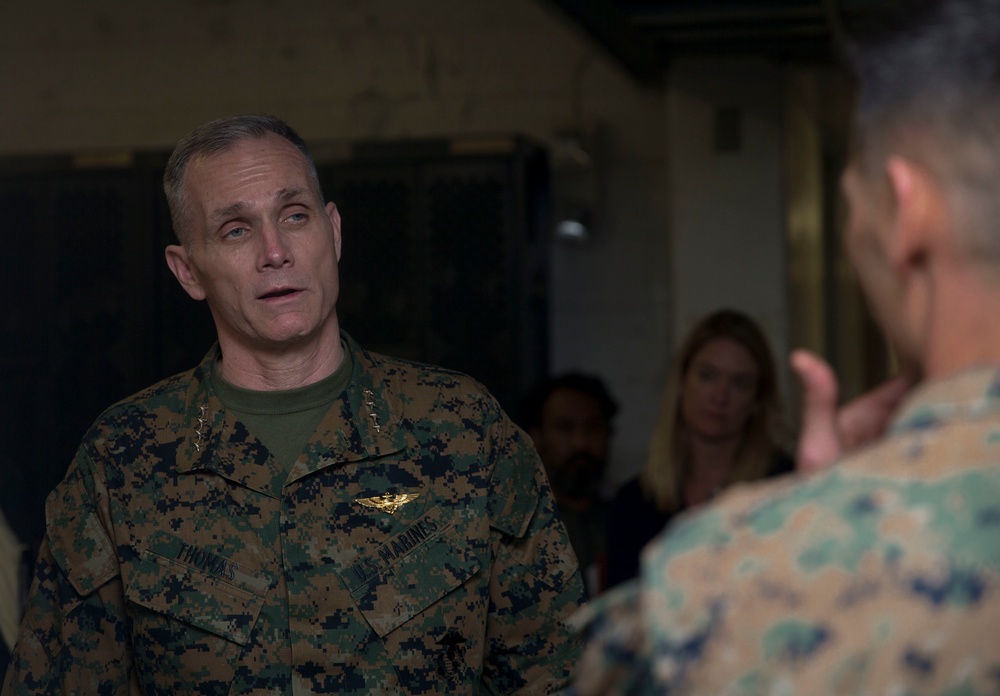 Assistant Commandant of the Marine Corps Visits Camp Lejuene