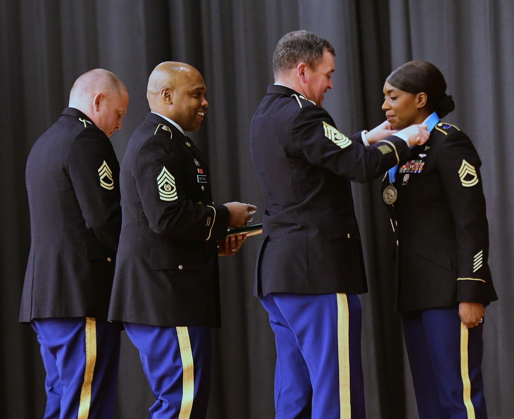 Four Fort Knox Soldiers inducted in quarterly Sergeant Audie Murphy Club ceremony