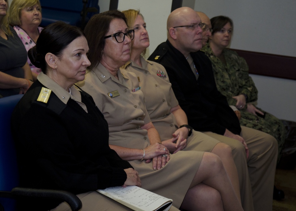 Rear Admiral Davidson Visits Naval Hospital Pensacola