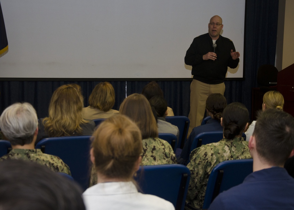 Rear Admiral Davidson Visits Naval Hospital Pensacola