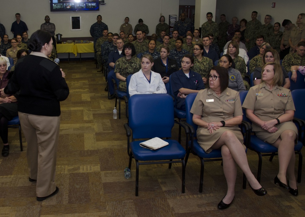 Rear Admiral Davidson Visits Naval Hospital Pensacola