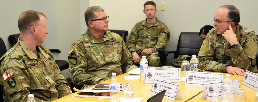 Troop Support senior leaders discuss medical support as treatment facilities transition to DHA