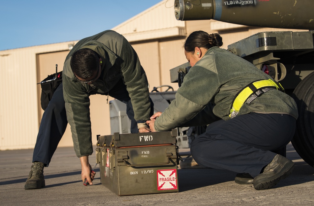 Weapons loaders face off in Load Crew of the Year competition