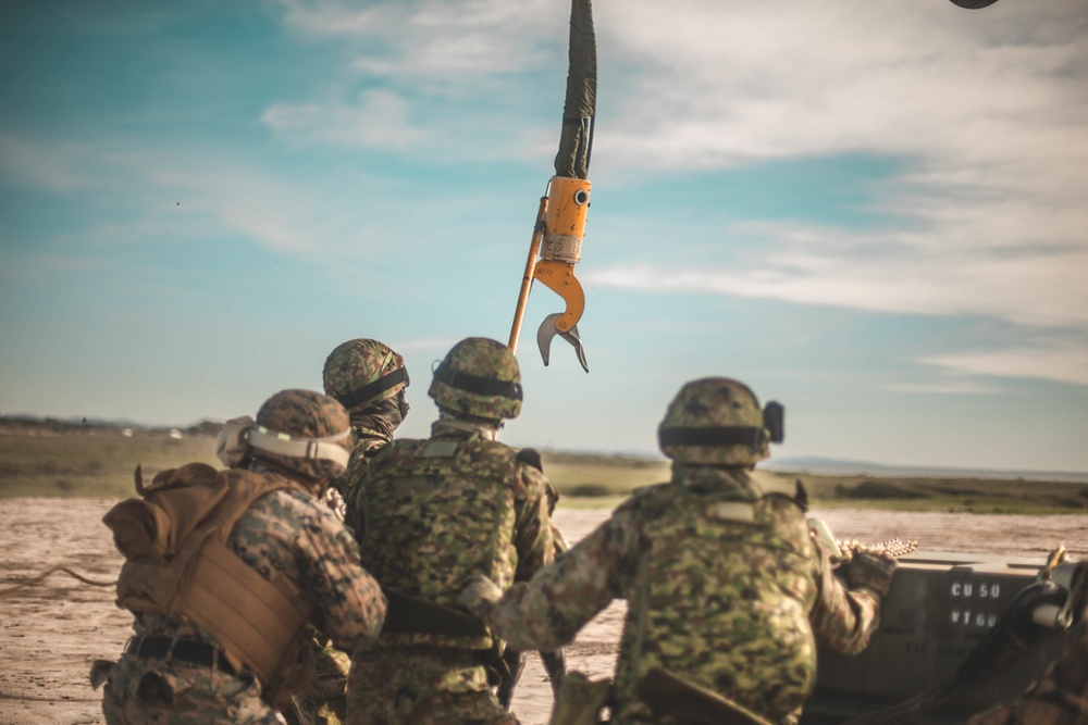 1st Transport Support Battalion Trains With Japan Ground Self-Defense Force Soldiers During Exercise Iron Fist