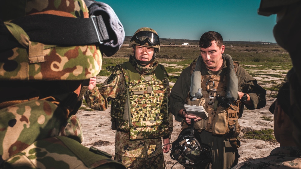 1st Transport Support Battalion Trains With Japan Ground Self-Defense Force Soldiers During Exercise Iron Fist