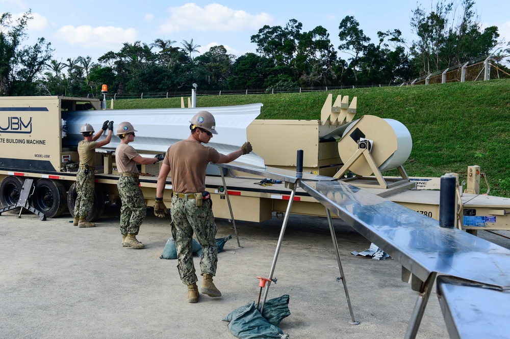 Seabees Top Off K-Span