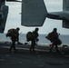 ’China Marines’ of BLT 1/4, 31st MEU, strap in for a simulated raid in the East China Sea
