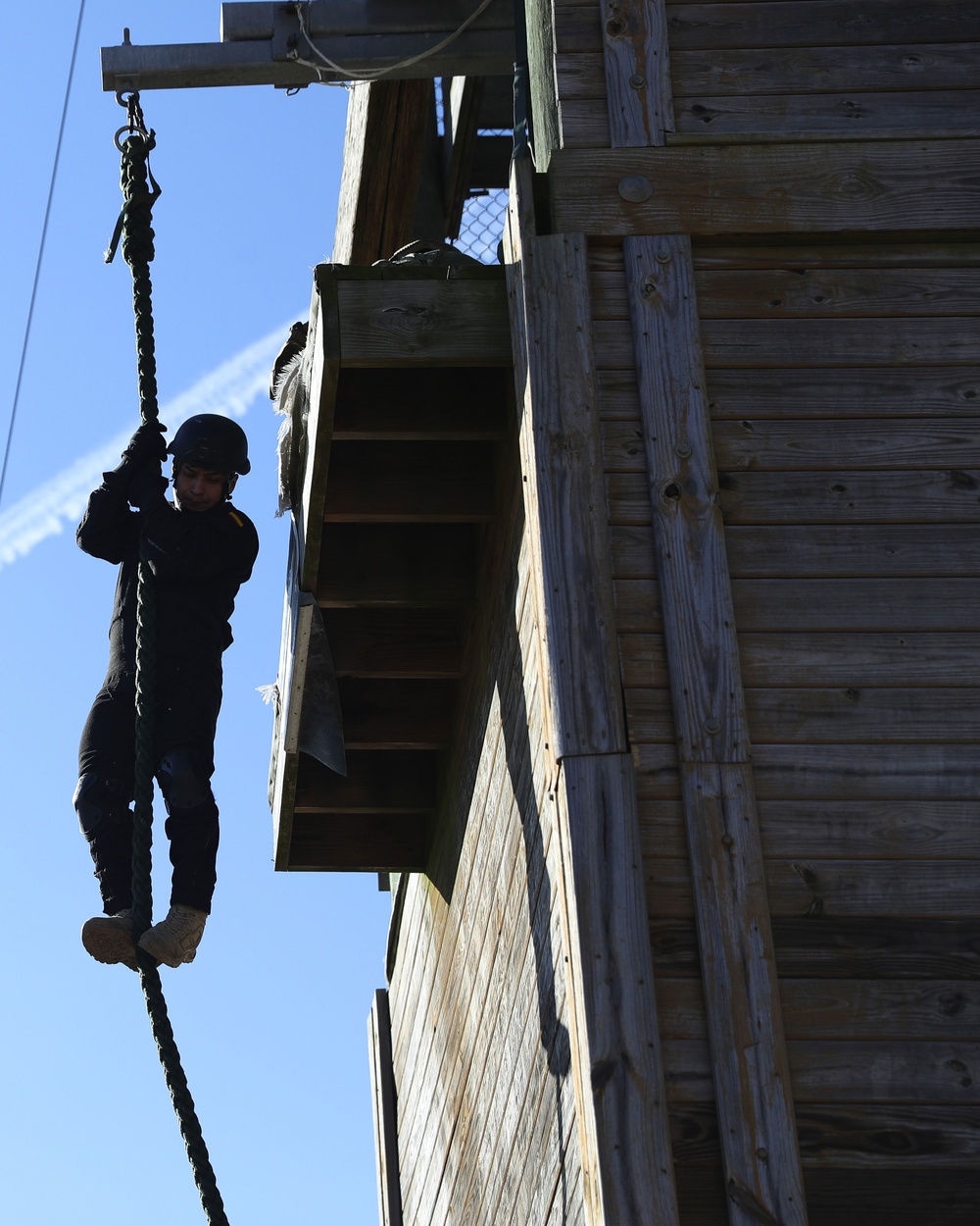 fast-rope exercise at Joint Expeditionary Base Little Creek.