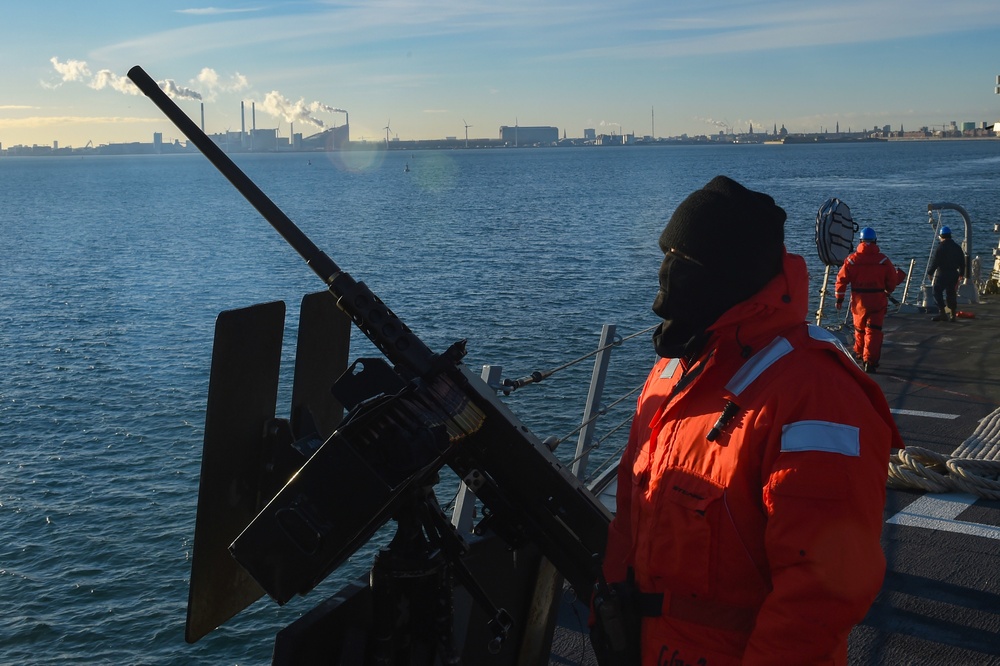 Maritime operations as the flagship of Standing NATO Maritime Group 1 in the U.S 6th Fleet area of operation