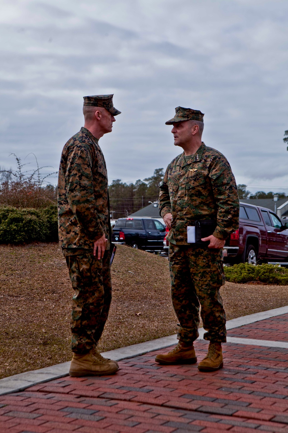 Lt. Gen. Rocco Visits Camp Johnson