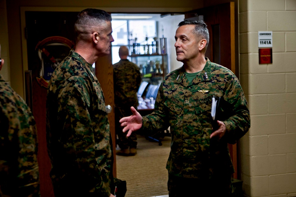 Lt. Gen. Rocco Visits Camp Johnson