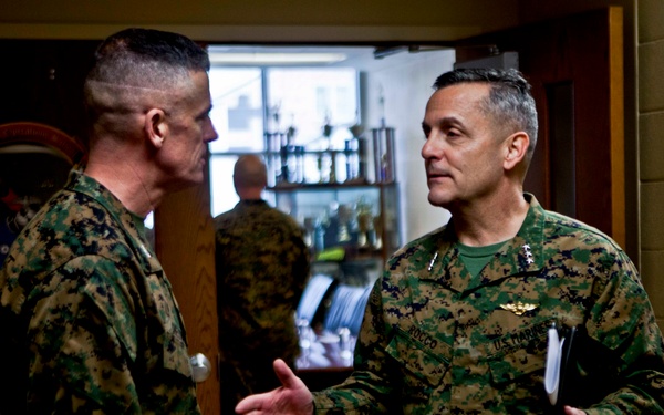 Lt. Gen. Rocco Visits Camp Johnson