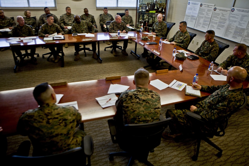 Lt. Gen. Rocco Visits Camp Johnson