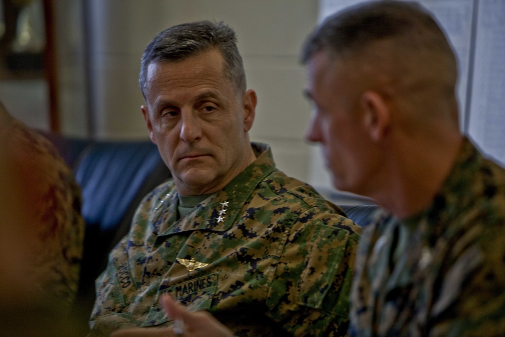Lt. Gen. Rocco Visits Camp Johnson