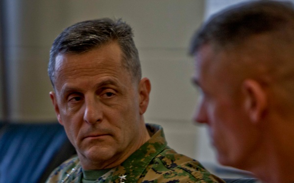Lt. Gen. Rocco Visits Camp Johnson