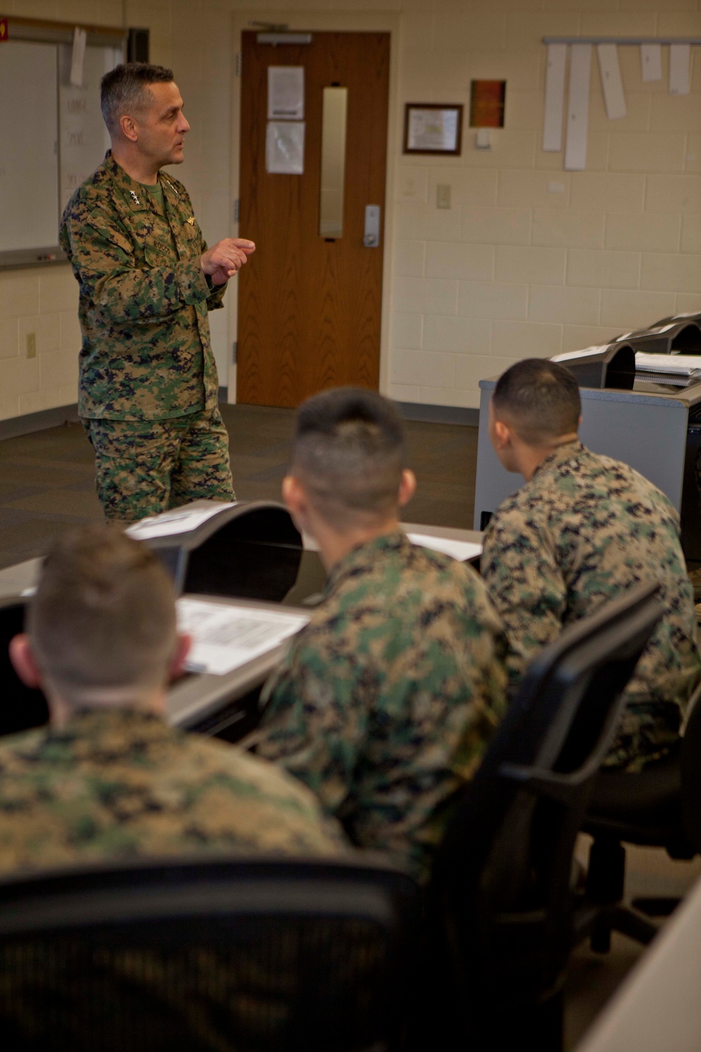 Lt. Gen. Rocco Visits Camp Johnson