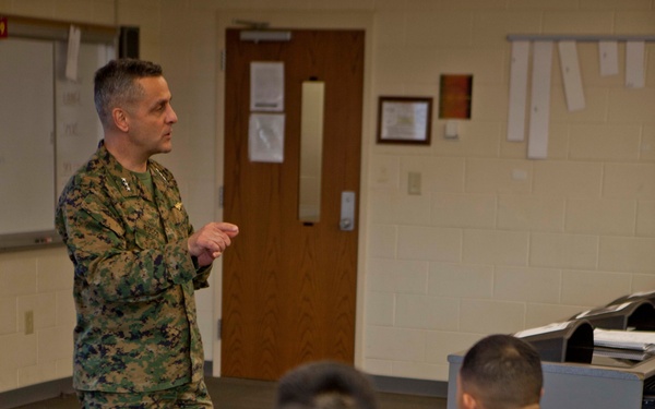 Lt. Gen. Rocco Visits Camp Johnson