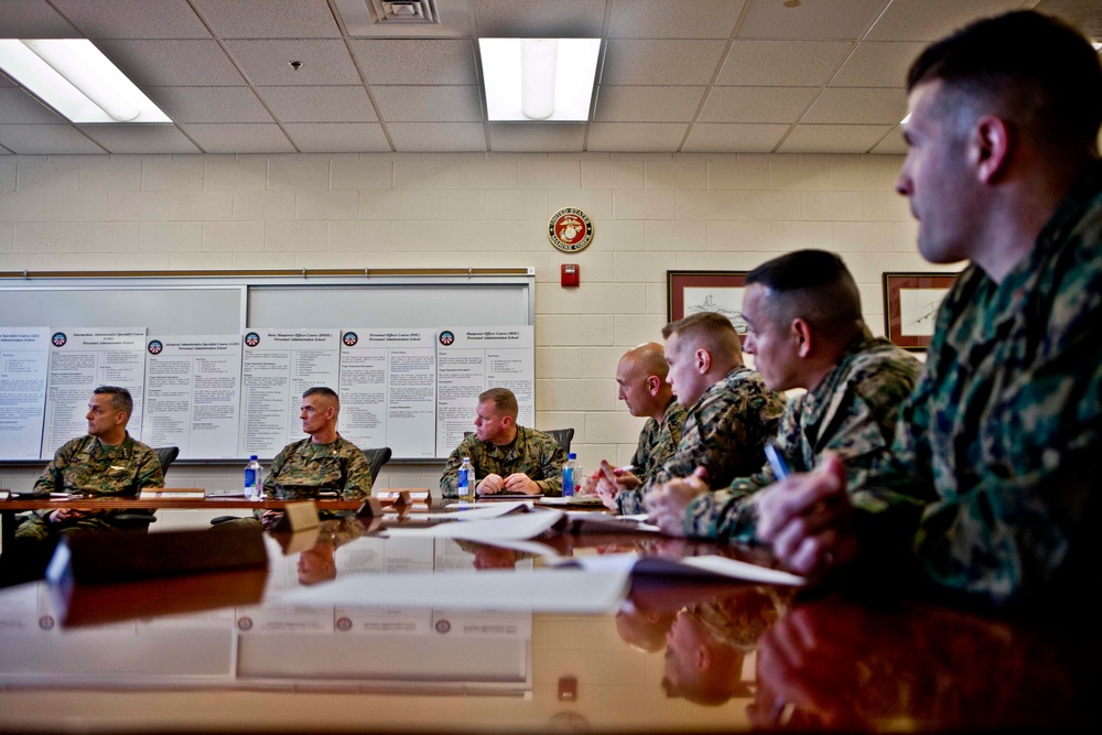 Lt. Gen. Rocco Visits Camp Johnson