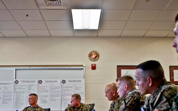 Lt. Gen. Rocco Visits Camp Johnson