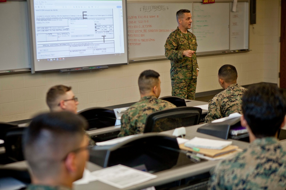 Lt. Gen. Rocco Visits Camp Johnson