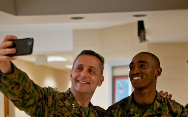 Lt. Gen. Rocco Visits Camp Johnson