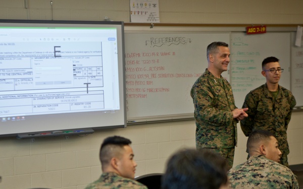 Lt. Gen. Rocco Visits Camp Johnson
