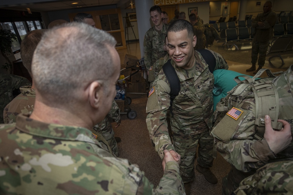 1-102nd Cavalry Regiment heads out for pre-deployment training